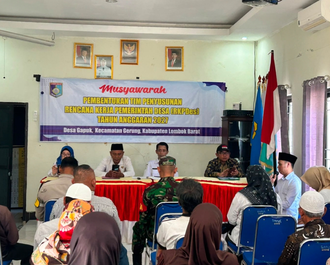 TAPM Lombok Barat Dorong RKPDes 2027 Fokus pada Ekonomi, SDM, dan Kesejahteraan Warga