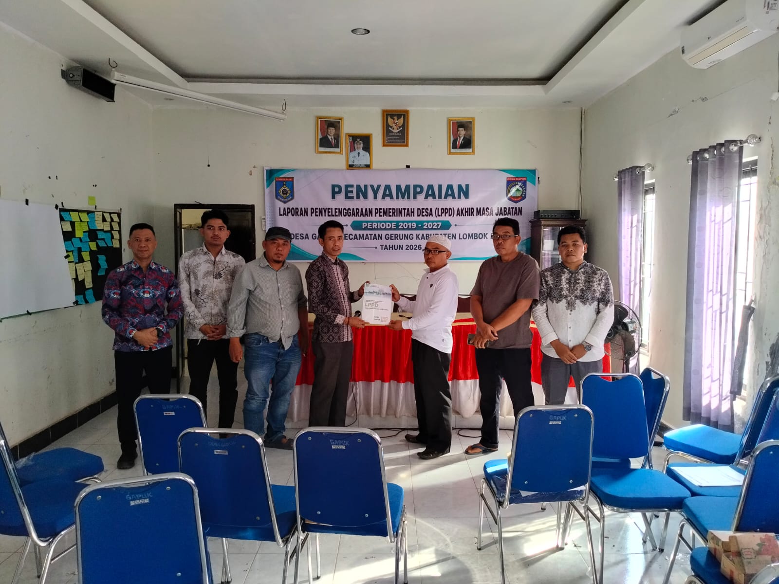 LPPD 2019–2027 Diserahkan, Pemdes Gapuk Mantapkan Pertanggungjawaban Pemerintahan
