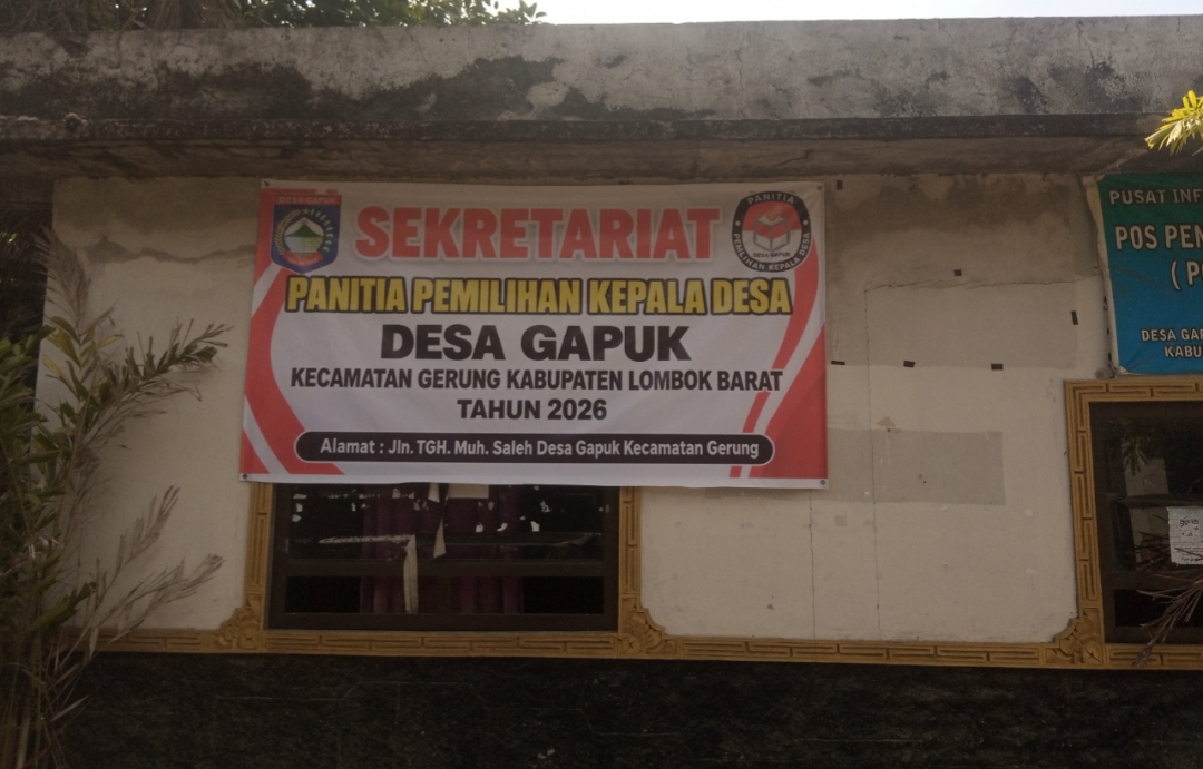 Hari Pertama Pembukaan Pilkades Gapuk, Pendaftaran Bakal Calon Kades Resmi Dimulai