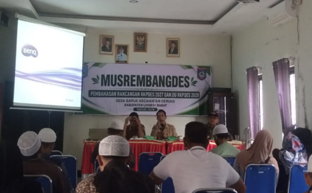 Desa Gapuk Matangkan RKPDes 2027, Sejumlah Usulan Pembangunan 2028 Dibahas