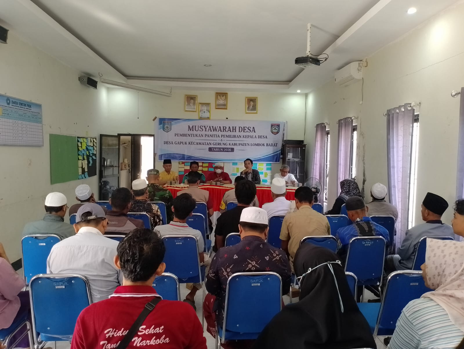 Pilkades Gapuk Mulai Dipersiapkan! Panitia Resmi Terbentuk, Kades Nurdin Tekankan Amanah dan Netralitas
